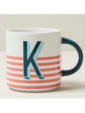 NEW! Oui Monogram Mug | K
